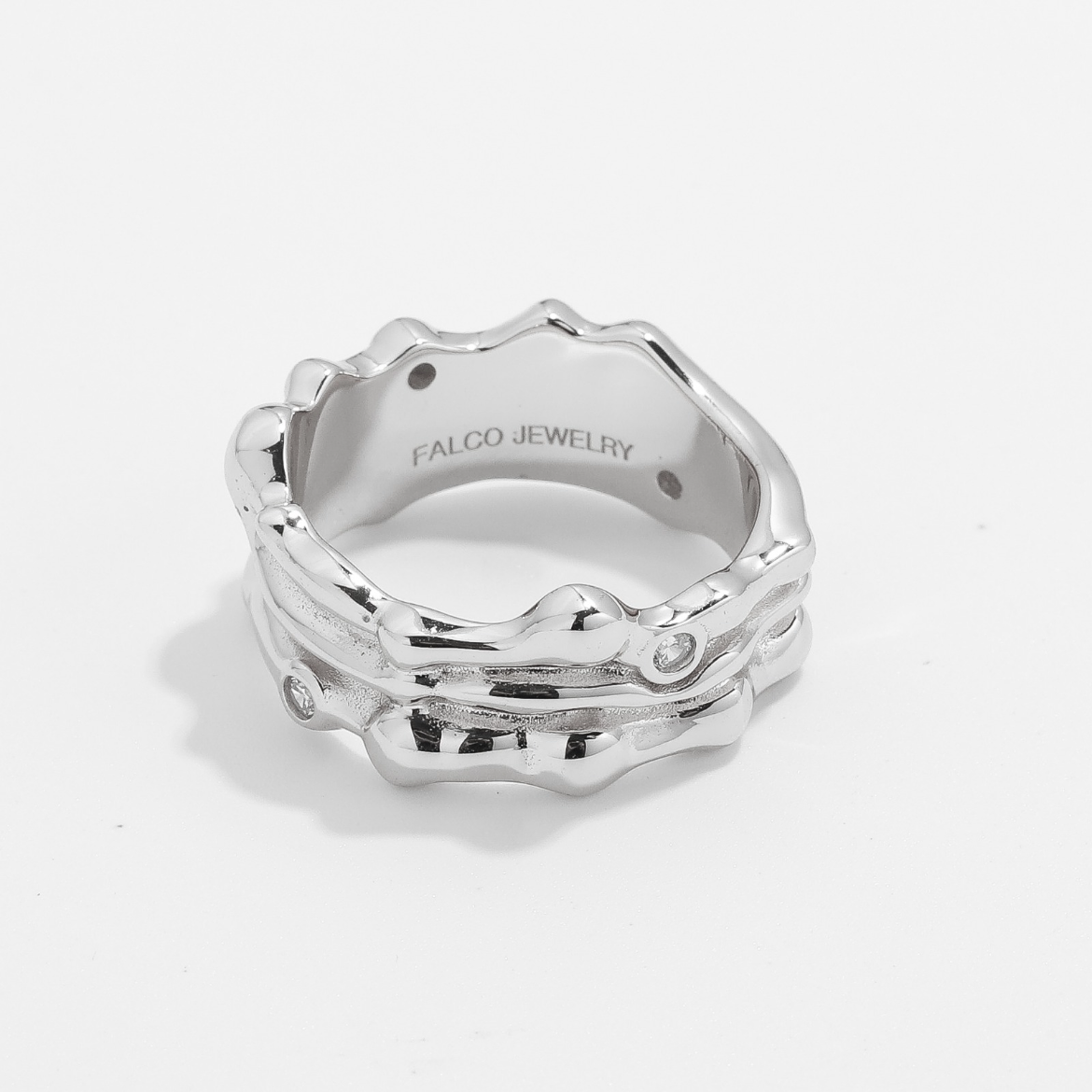 FALCO GOCCIA RING SØLV