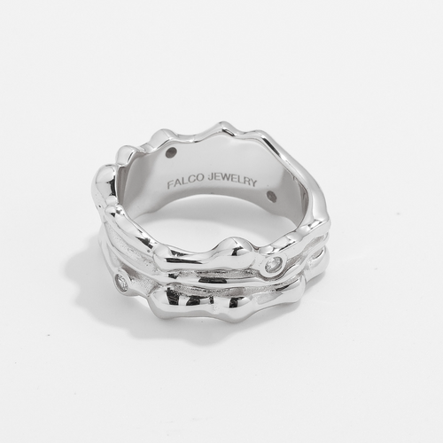 FALCO GOCCIA RING SØLV